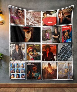 Jon English Album Covers Quilt Blanket - Music Lover's Dream Quilt Bedding Set