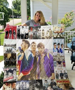 Jonas Brothers Quilt Blanket N2809 - Jonas Brothers Vintage Quilt Bedding Set for Fans of All Ages