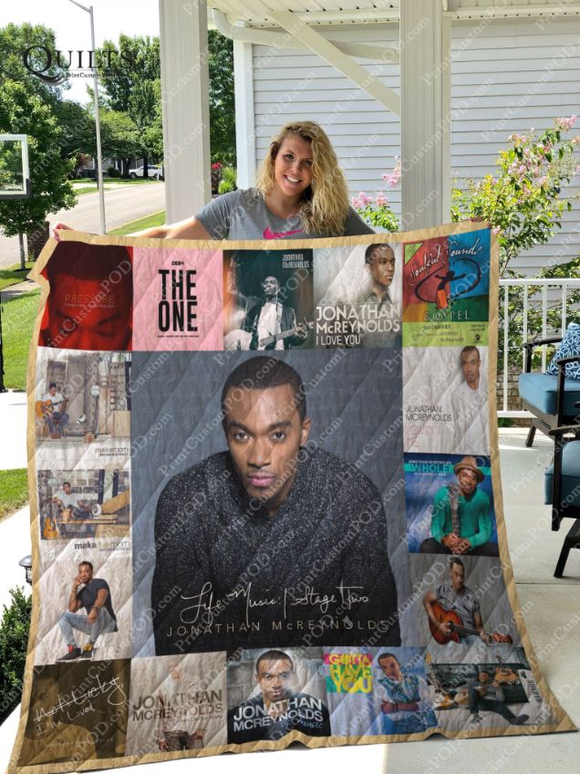 Jonathan Mcreynolds Albums Collection Quilt Bedding Set for Gospel Fans