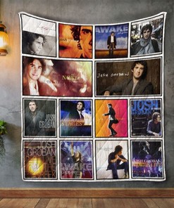 Josh Groban Album Covers Quilt Blanket - The Perfect Throw for Music Fans
