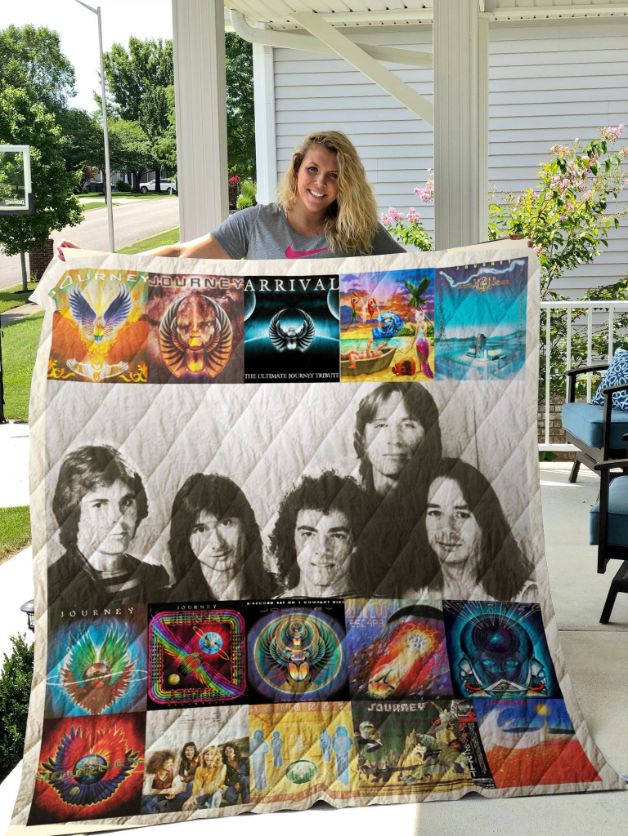 Journey Band Arrival Albums Quilt Blanket - Get Ready To Hit The Road With Journey's Best Arrivals On A Quilt Blanket