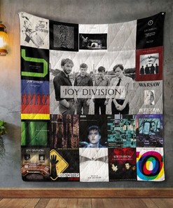 Joy Division Best Album Covers Quilt Blanket for Post-Punk Music Fans