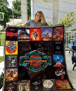 Judas Priest Albums Cover Poster Quilt Bedding Set - A Must-Have for Metal Music Fans