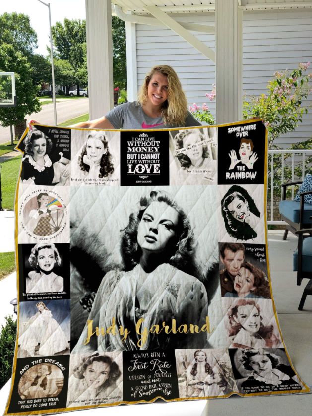 Judy Garland Quilt Blanket for Fans of Judy Garland