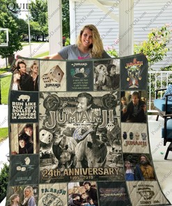 Jumanji 24th Anniversary Ver Collection Quilt Blanket for Adventure Film Fans