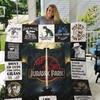Jurassic Park For Fans Ver Collection Collected Quilt Bedding Set for Dinosaur Enthusiasts