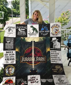 Jurassic Park For Fans Ver Collection Collected Quilt Bedding Set for Dinosaur Enthusiasts