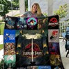 Jurassic Park Quilt Blanket Set for Dinosaur Lovers