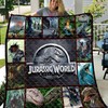 Jurassic World Quilt Blanket for Fans of the Jurassic Park Franchise