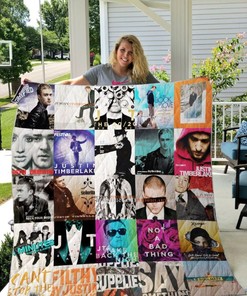Justin Timberlake Collection Quilt Bedding Set for Music Fans