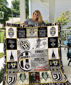 Juventus F.C. Corey Quilt Blanket - Perfect for Soccer Fans