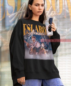 KAM Eslabon Armando Retro Sweatshirt | Mexican Corridos Singer T-shirt