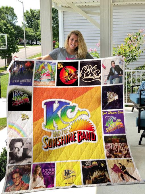 KC and The Sunshine Band Quilt Blanket 01006 for Fans of KC and The Sunshine Band