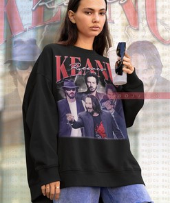 KEANU REEVES Retro Sweatshirt - Movie Shirts for Women
