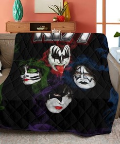 KISS Music Band Quilted Bedding Set - Perfect Gift for Fans