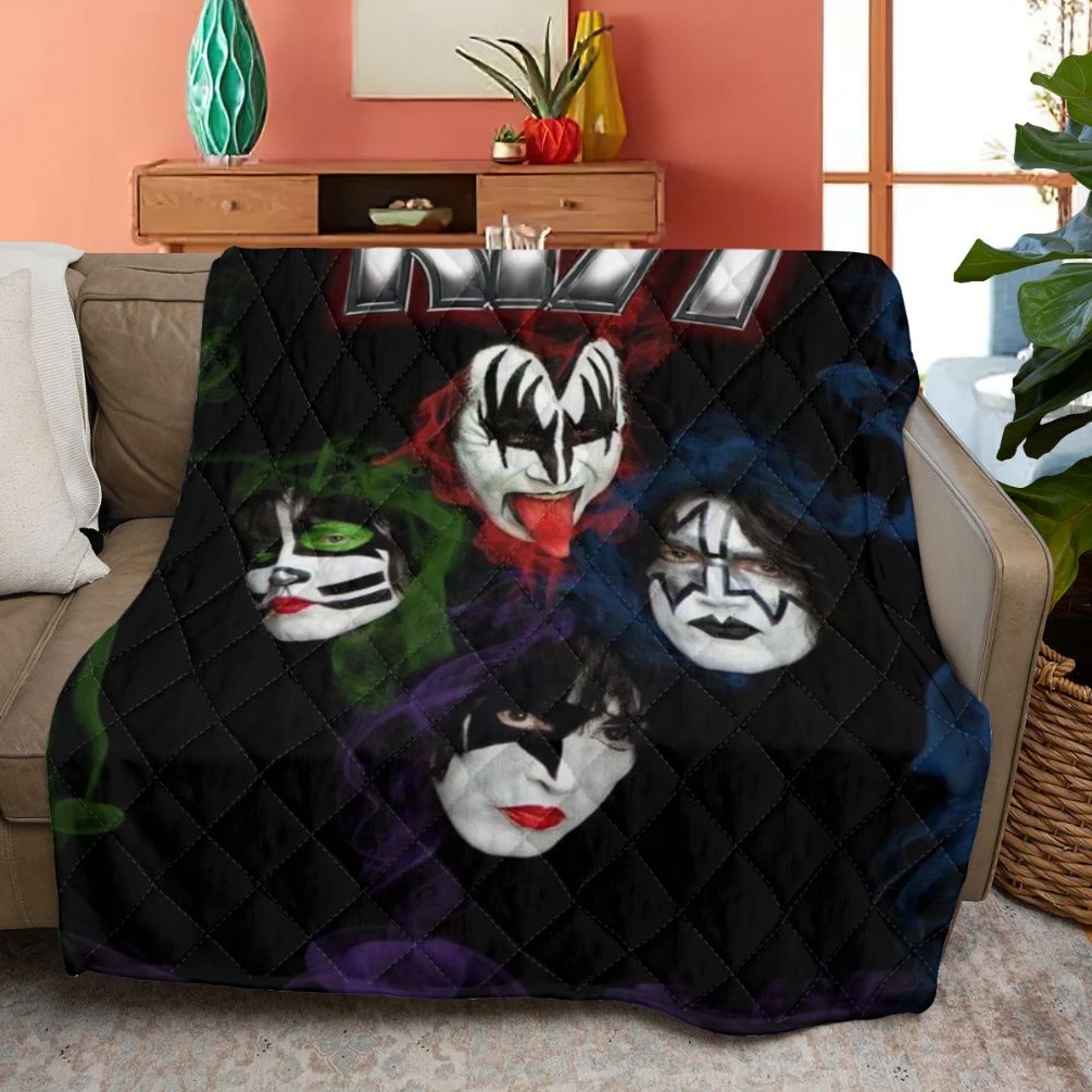 KISS Music Band Quilted Bedding Set - Perfect Gift for Fans