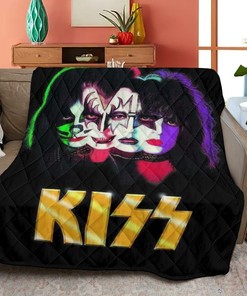 KISS Rock Band Quilted Bedding Set - Perfect Gift for Fans, For Girls