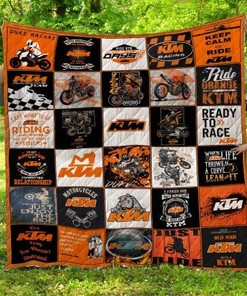 K-T-M Ready To Race Quilt Bedding Set with Comfortable Material