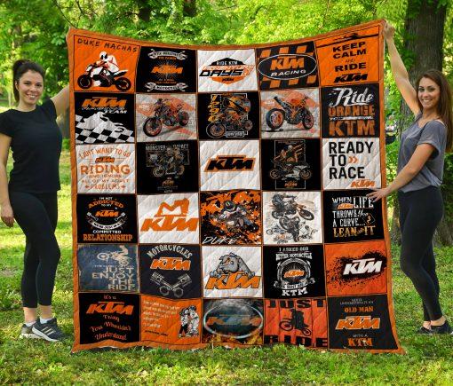 K-T-M Ready To Race Quilt Bedding Set with Comfortable Material