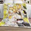 Kagamine Rin And Len Blanket - Vocaloid Fans Will Enjoy this Kagamine Rin and Len Quilt Bedding Set
