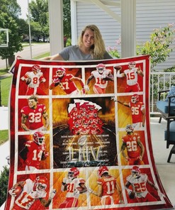 Kansas City Chiefs Collected NFL Football Blanket - Best Gifts for Sports Fans