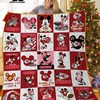 Kansas City Chiefs Disney Character Quilt Blanket - The Perfect Gift for Fans of Football and Disney