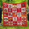 Kansas City Chiefs EST 1960 Quilt Blanket - Perfect for Chiefs Fans