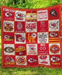 Kansas City Chiefs EST 1960 Quilt Blanket - Perfect for Chiefs Fans
