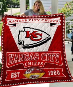 Kansas City Chiefs NFL Inspired Quilt Bedding Set