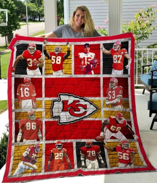 Kansas City Chiefs NFL Quilt Bedding Set 01