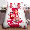 Kansas City Chiefs duvet cover and pillowcase bedding set quilt blanket