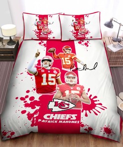 Kansas City Chiefs duvet cover and pillowcase bedding set quilt blanket