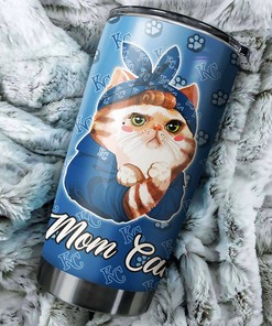 Kansas City Royals Cat Mom MLB Tumbler for Feline Lovers