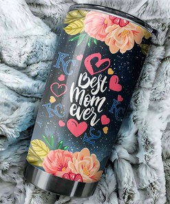Kansas City Royals MLB Tumbler - Best Mom Ever Flower Edition