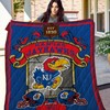 Kansas Jayhawks NCAA Quilt Bedding Set for Fans