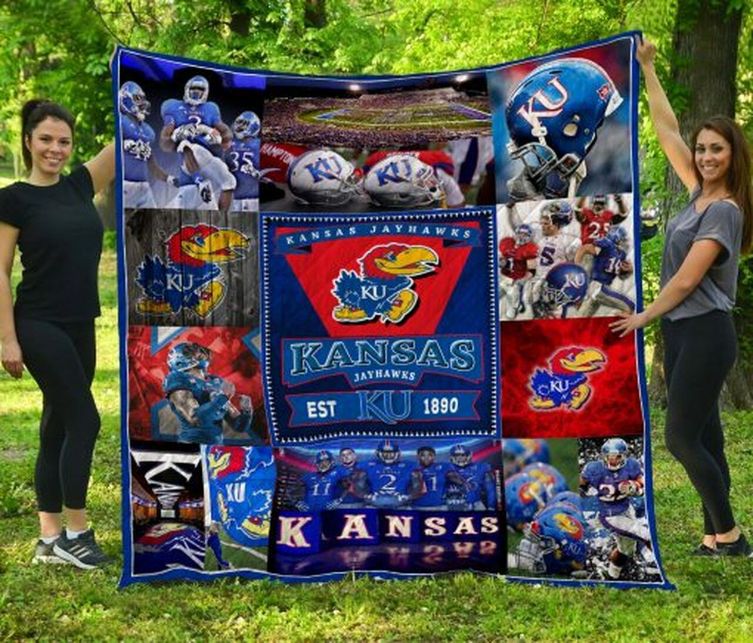 Kansas NCAA Kansas Jayhawks Collected Quilt Blanket