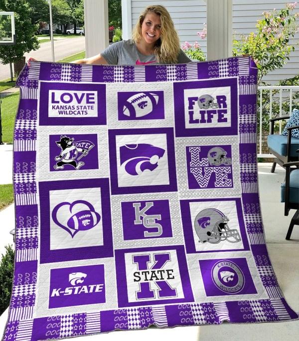Kansas State Wildcats Ver2 Quilt Bedding Set TH1507
