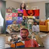 Kanye West Album Collage Duvet Quilt Bedding Set for Music Lovers