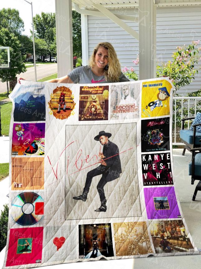 Kanye West Quilt Blanket 955 for Hip Hop Fans