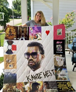 Kanye West Rap Quilt Blanket Hip Hop Bedding Set