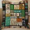 Keep Calm and Golf On Quilt Bedding Set for Golf Lovers