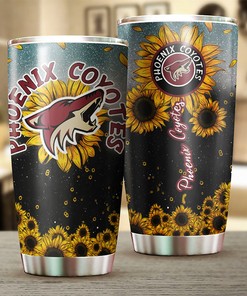 Keep Cool with This Sunflower Phoenix Coyotes NHL Tumbler