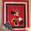 Keep It Cute With Cute Minnie Fabric Quilt Blanket