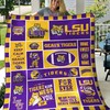 Keep Yourself Warm With This LSU Tigers Quilt Blanket
