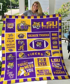 Keep Yourself Warm With This LSU Tigers Quilt Blanket