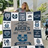Keep Yourself Warm with EST 1892 Utah State Aggies Quilt Blanket