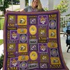 Keep warm with this LSU Tigers Ncaa Quilt Bedding Set