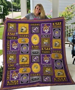 Keep warm with this LSU Tigers Ncaa Quilt Bedding Set