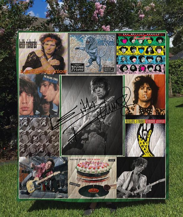 Keith Richards Quilt Bedding Set