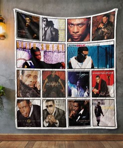Keith Sweat Album Covers Quilt Blanket - Fans of Keith Sweat will love this quilt blanket featuring his album covers.